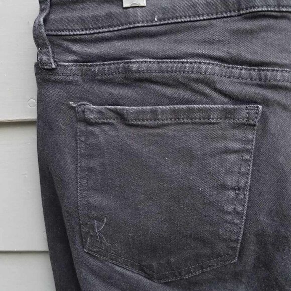 Kut from the Kloth Black Dakota Ankle Skinny Jeans size 10 - Picture 6 of 13